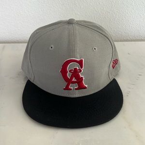 Used New Era Los Angeles Angels Fitted Hat 7 3/4